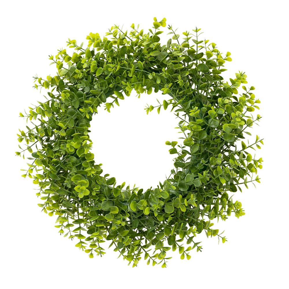 Large Boxwood Wreath for Home Front Door Porch Window Artificial Boxwood Leaves Greenery Outdoor Wreath for Farmhouse Wall Decor