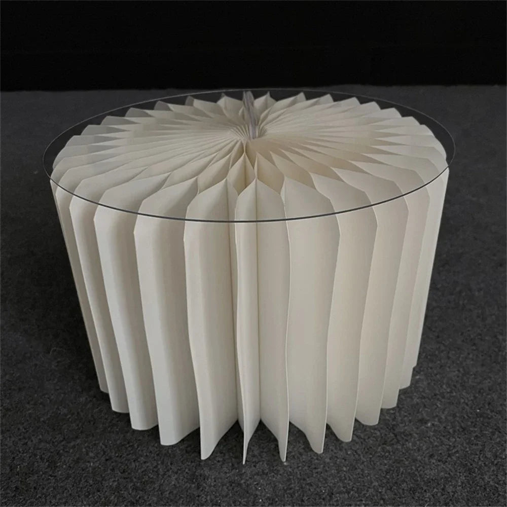 Folding Cylindrical Wedding Backdrop Decor Birthday Party DIY Decoration Ornaments White Folding Dessert Table Stand Baby Shower