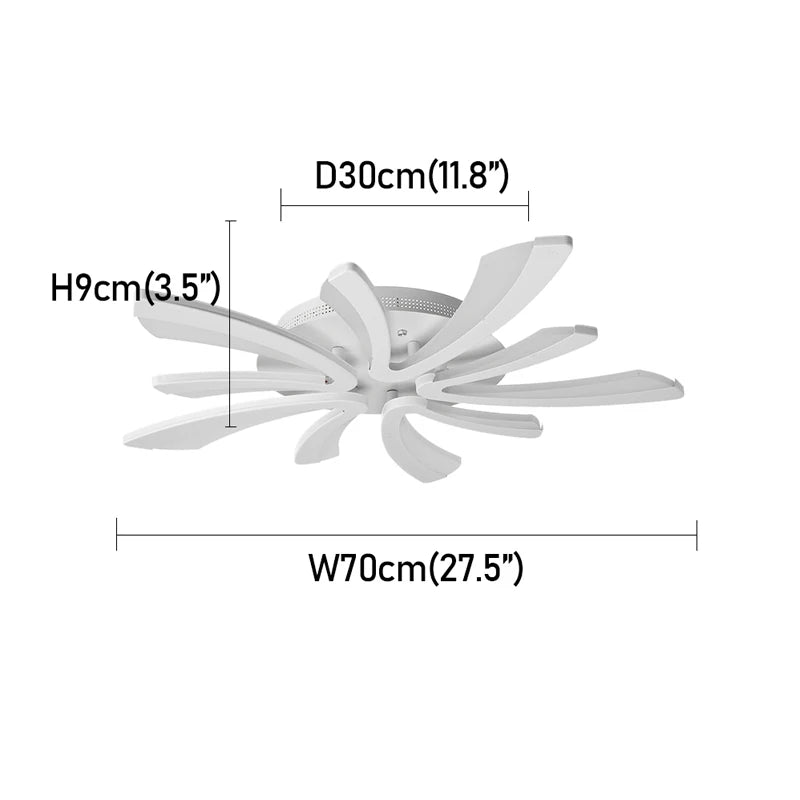 Modern Acrylic Ceiling Lamp Living Room Bedroom Lighting Dimmable Pendant Light With Remote Control Chandelier For The Kitchen