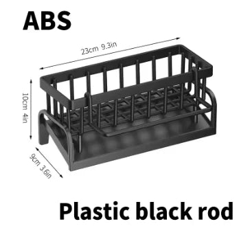 This Double-Layered, Large Metal And Carbon Steel Cutlery Rack Is Perfect For Kitchen Countertops. It's Space-Saving And Durable, Featuring Knife, Fork, And Cup Holders, As Well As A Drainer. The Rust-Resistant Design Makes Y