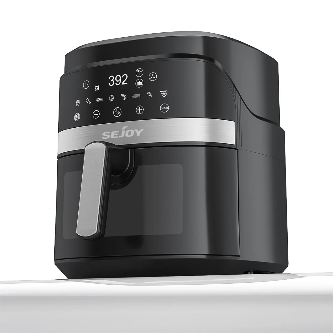 8-in-1 Air Fryer 6 Qt, Premium Ceramic Coating,Precise Heating for Even Results, Air Fry, Roast, Bake, Broil,Frozen, Proof,120V