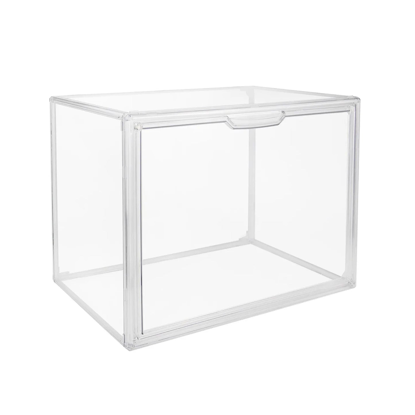 1pc/3pcs Clear Display Case Large Capacity Storage Box Acrylic Organizer Bins For Figures Blind Box Makeup Toy Showcase HangBag