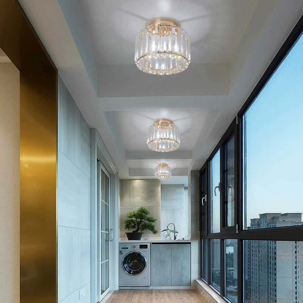 Modern Pendant  Light Luxury Chandelier Led Crystal Ceiling Lamp Bedroom Lustre Dining Table Kitchen Island Fixtures Home Decor