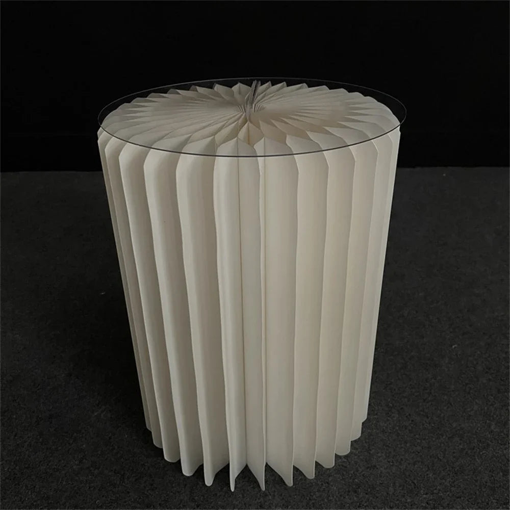 Folding Cylindrical Wedding Backdrop Decor Birthday Party DIY Decoration Ornaments White Folding Dessert Table Stand Baby Shower